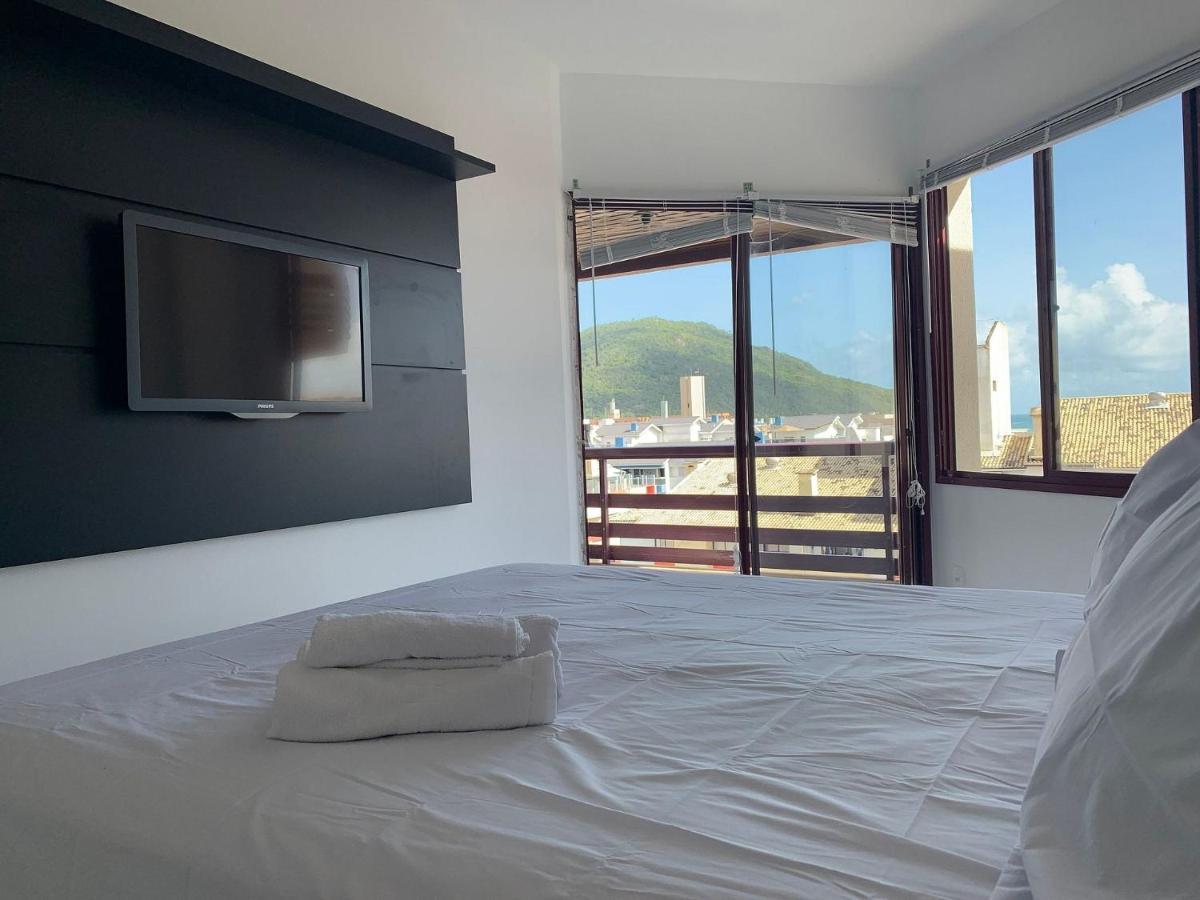 Apartamento Com Vista Do Mar Em Residencial Com Piscina Florianópolis المظهر الخارجي الصورة