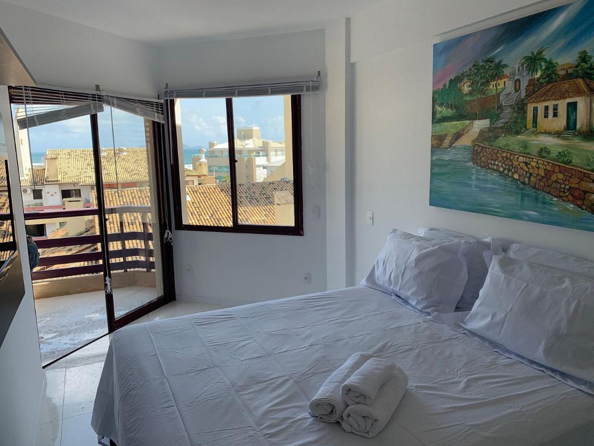 Apartamento Com Vista Do Mar Em Residencial Com Piscina Florianópolis المظهر الخارجي الصورة