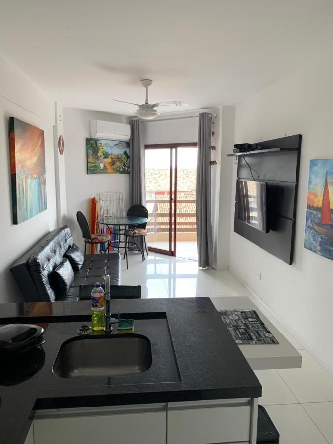 شقة Apartamento Com Vista Do Mar Em Residencial Com Piscina Florianópolis المظهر الخارجي الصورة