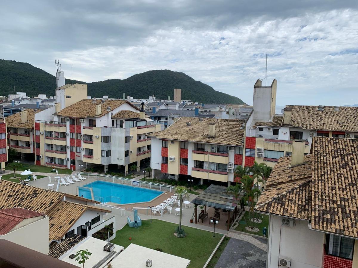 Apartamento Com Vista Do Mar Em Residencial Com Piscina Florianópolis المظهر الخارجي الصورة