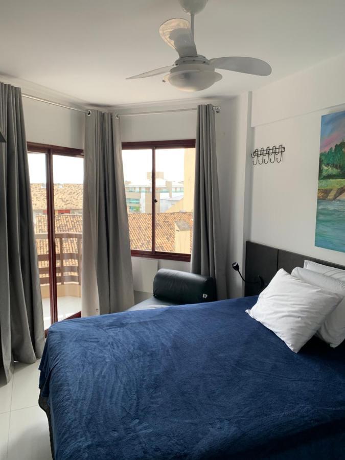 Apartamento Com Vista Do Mar Em Residencial Com Piscina Florianópolis المظهر الخارجي الصورة