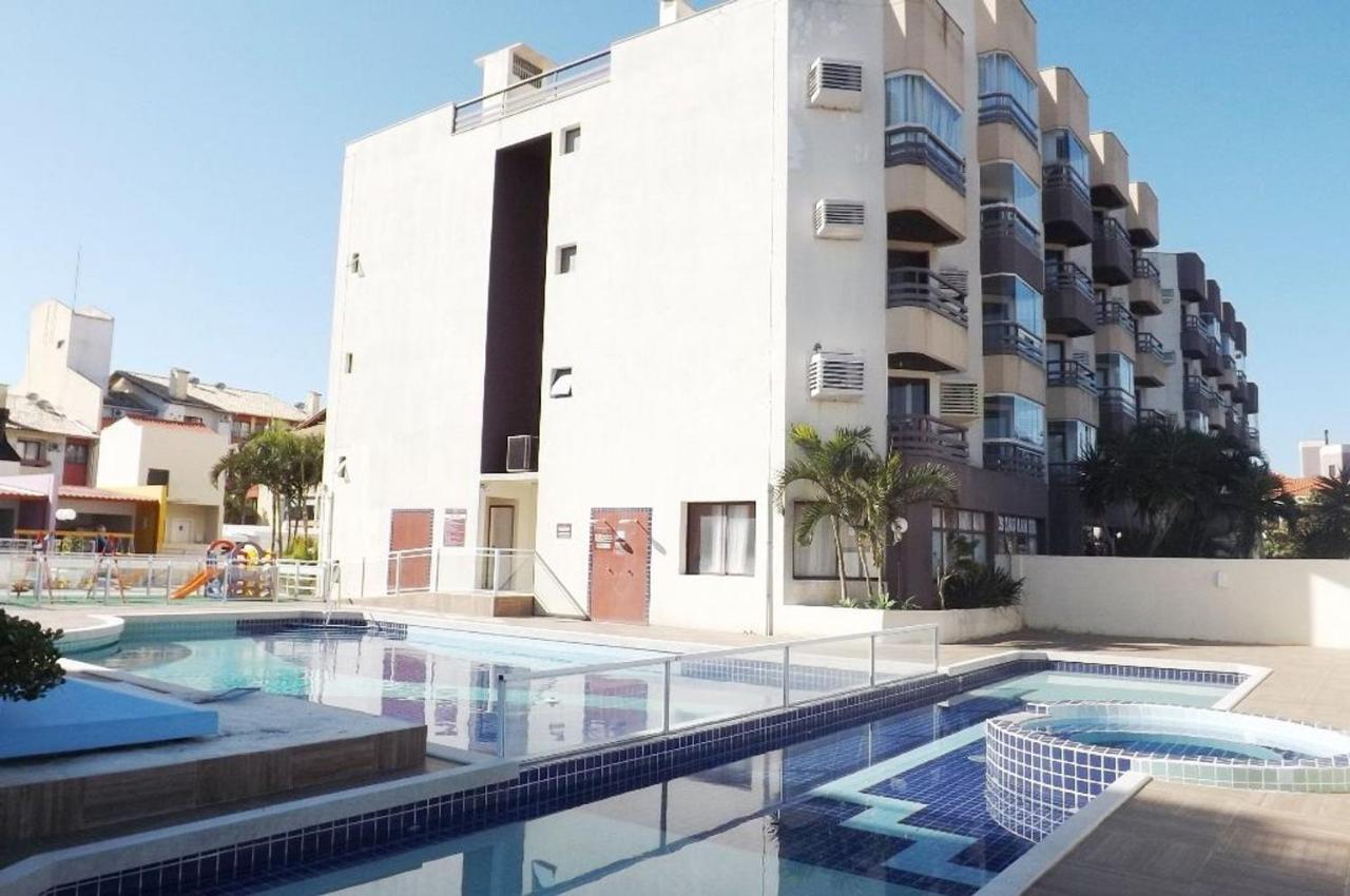 شقة Apartamento Com Vista Do Mar Em Residencial Com Piscina Florianópolis المظهر الخارجي الصورة